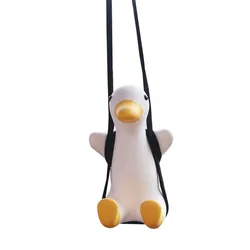 Car rearview mirror decoration pendant swing duck car pendant interior rearview mirror charm cute decoration