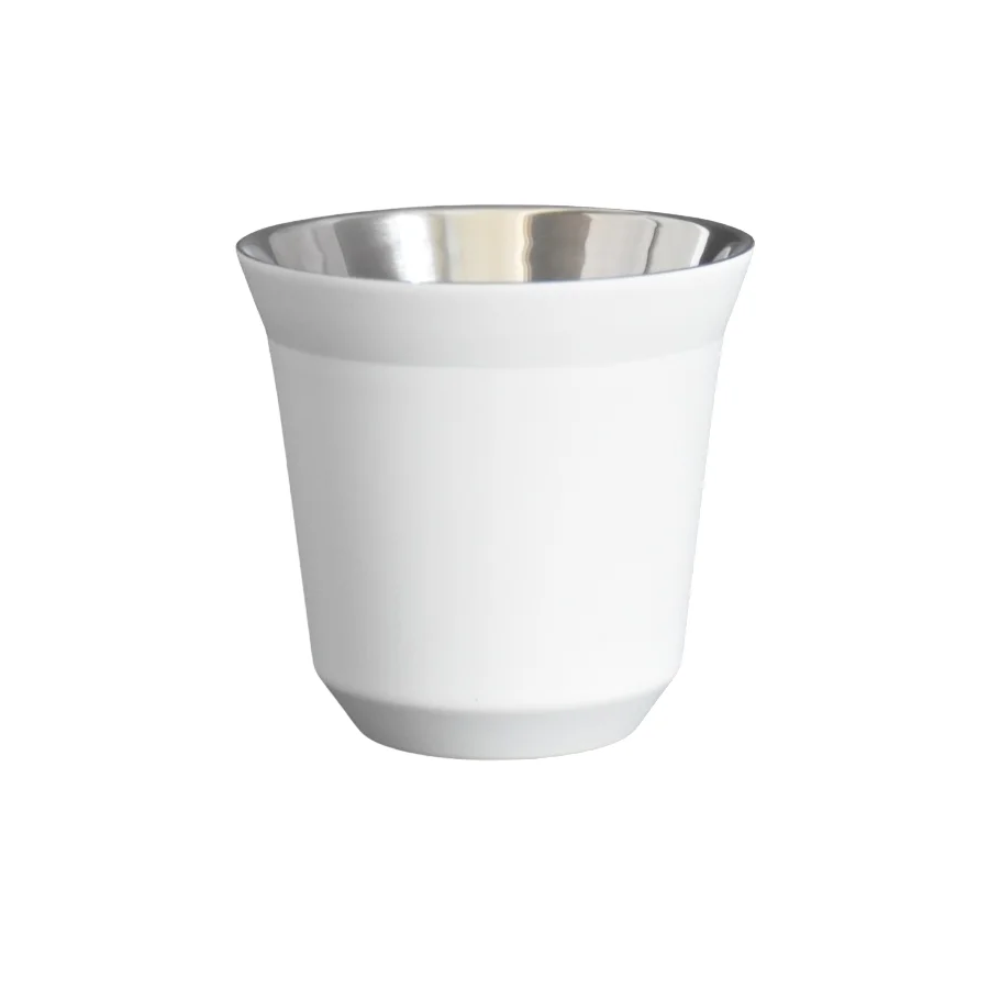 Stainless Steel Coffee Cup Capsule 80ml Coffee mug 304 Double Insulated Portable Tea Cup Beer Milk Cup