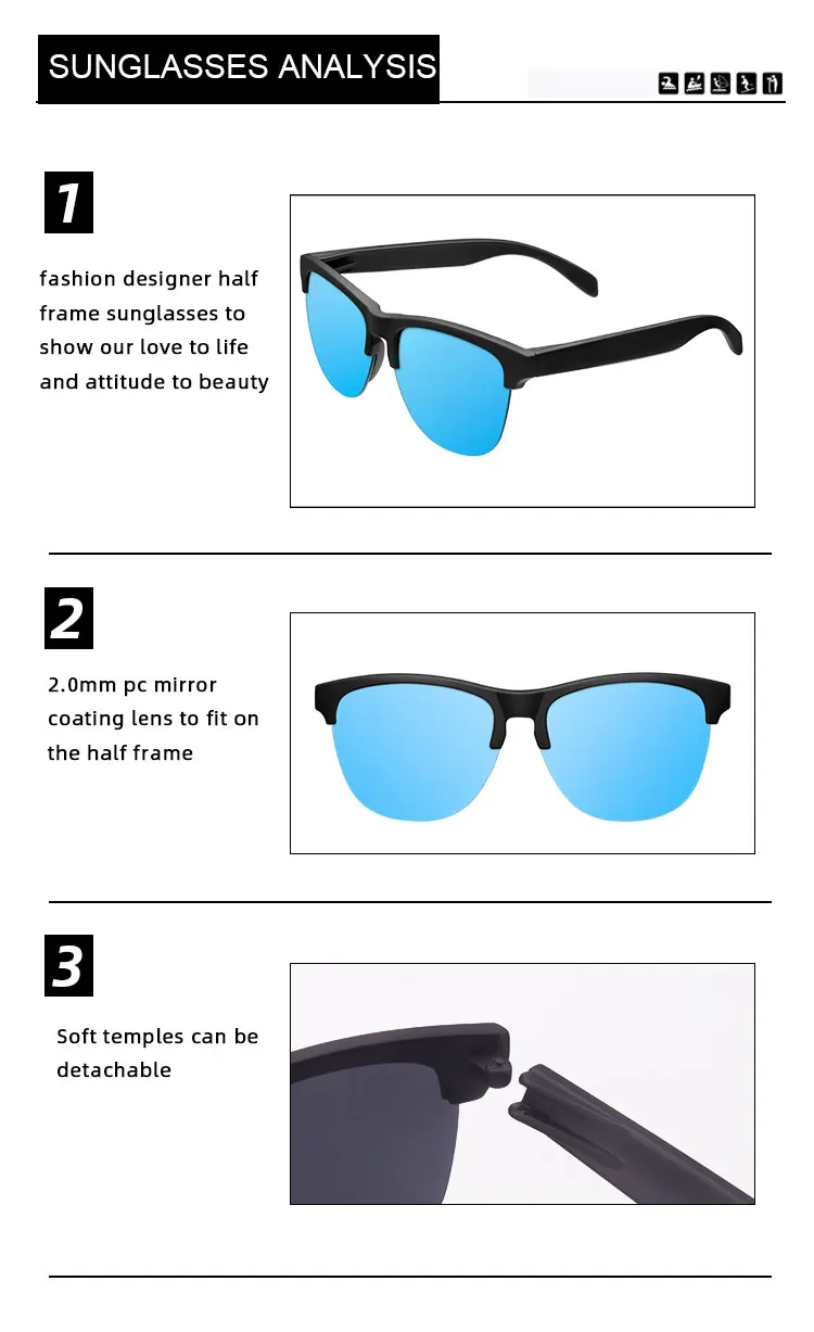 Солнцезащитные очки для мужчин и женщин стильные поляризационные по индивидуальному заказу в европейском стиле