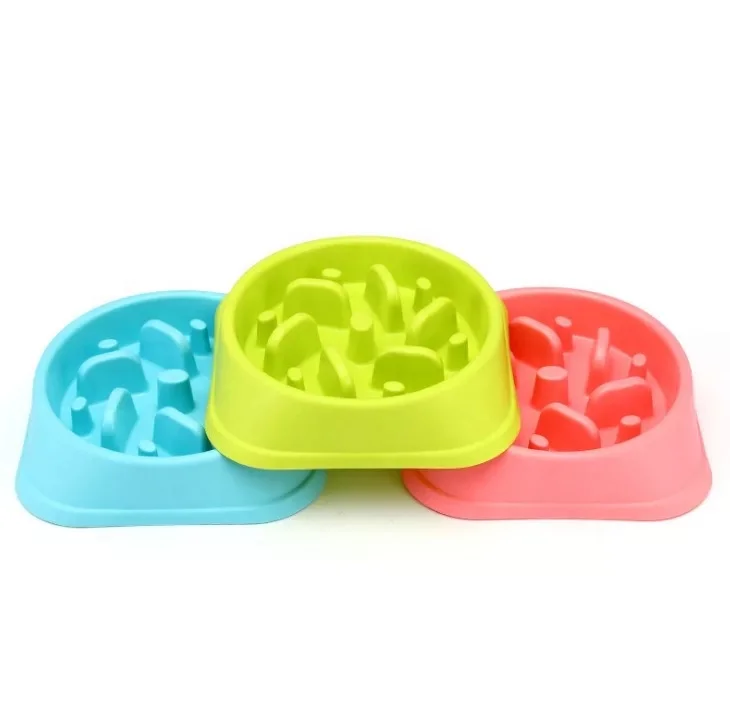 amazon hot sale pet slow eating interactive dog slow eating healthy food feeder bowl