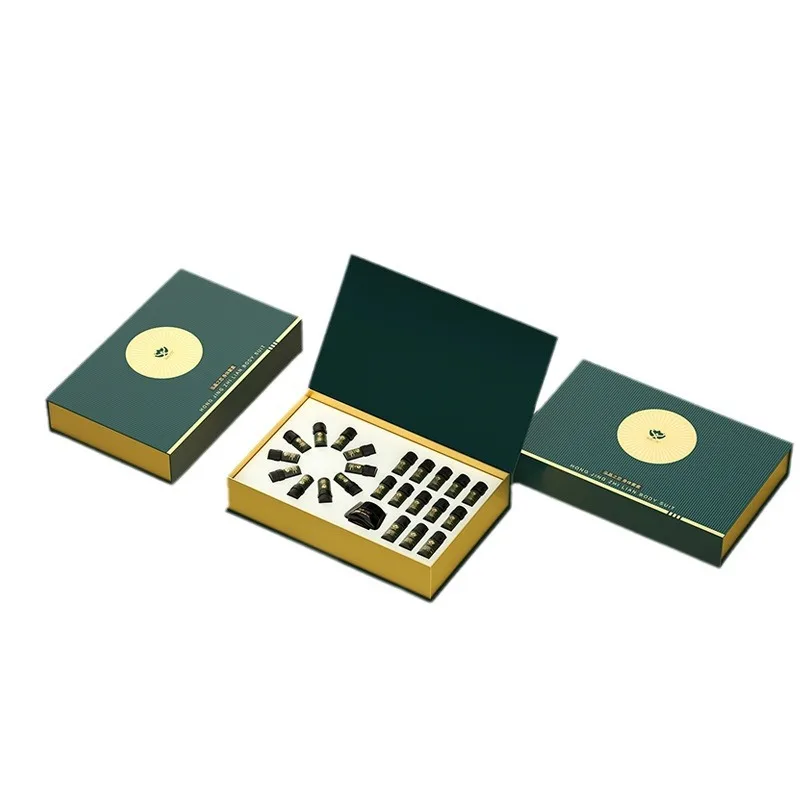 Custom Cardboard Ramadan Advent Calendar Magnet Box Digital Surprise Gift Chocolate Packing Birthday Recyclable Laser Embossed