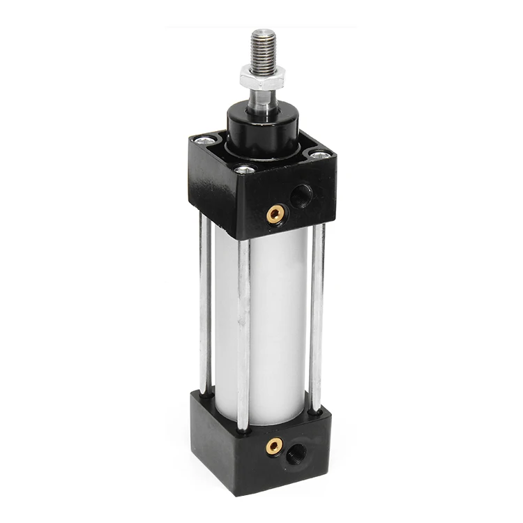 Blocking Waterjet Piston  Size Corner Operating Air Double Acting Pneumatic Cylinder