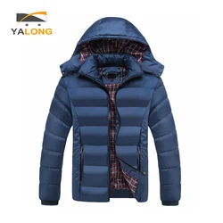 2020 Wholesale thick winter autumn sublimation casual men quilted coat blue bomber jacket