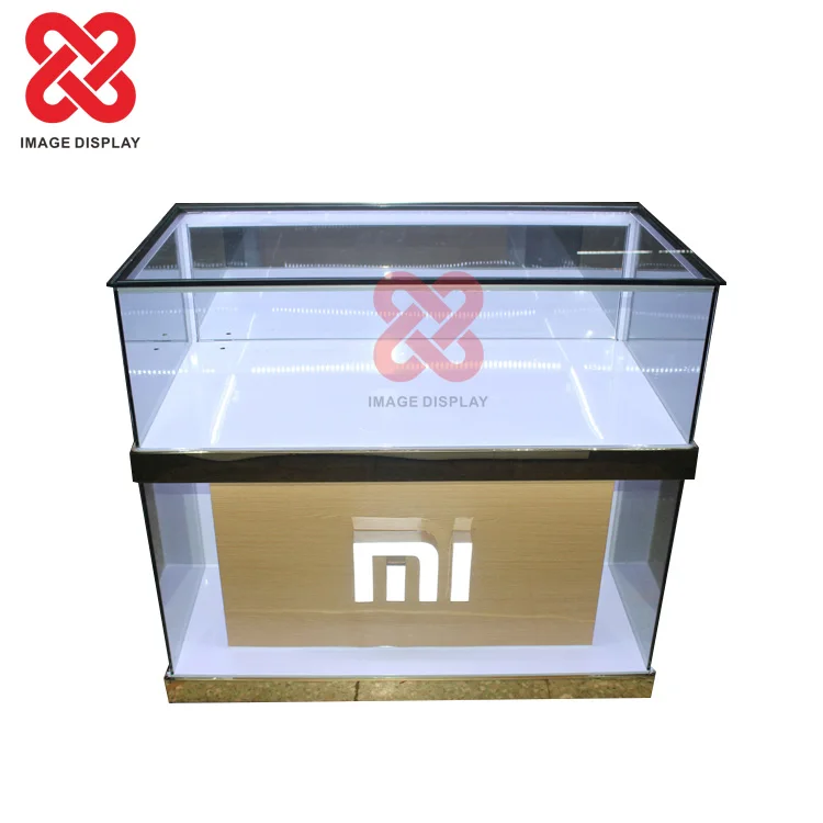 New Arrival Accessories Cabinet Case Sale Glasses LED Light Metal Customized display showcase