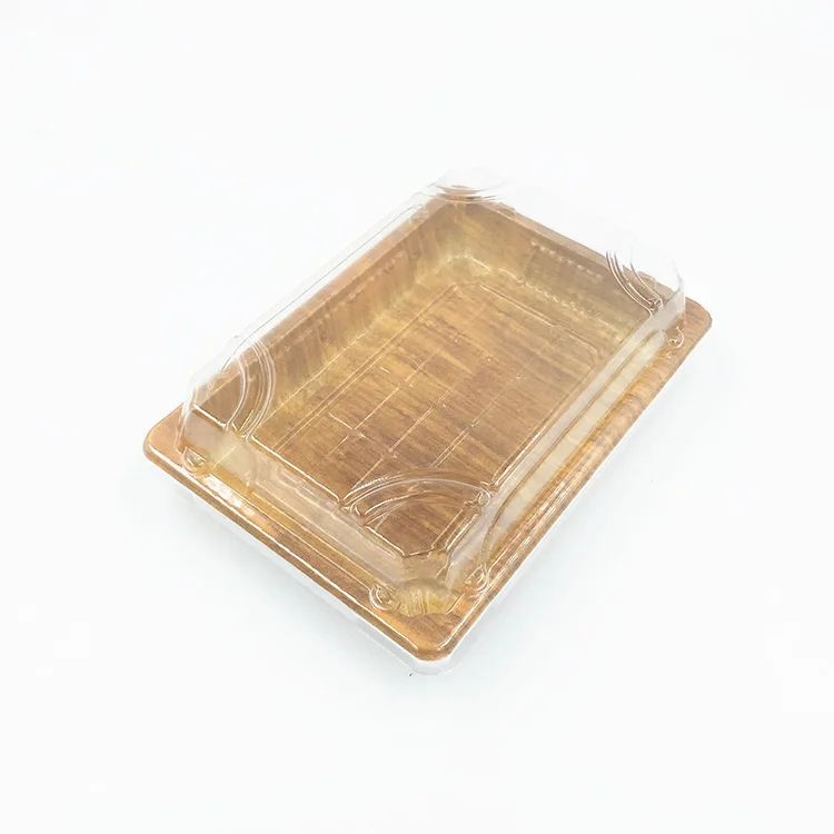Bulk custom disposable plastic containers for sushi packaging