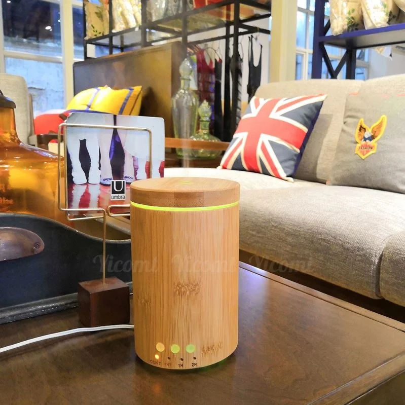 China Coffee Spray Ultrasonic Aroma Diffuser Bamboo With Ce Sgs Rohs Certificate