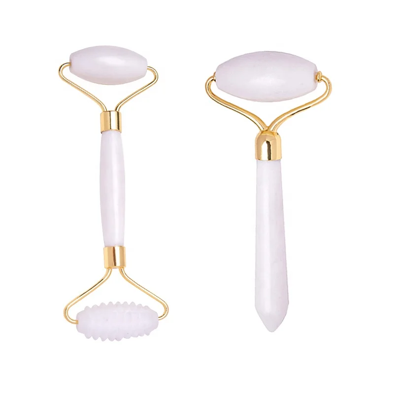 SFM Brand Facial Beauty Care Products Jade Roller Ice Massage Facial Jade Roller 100% Natural Anti-Wrinkle Roller