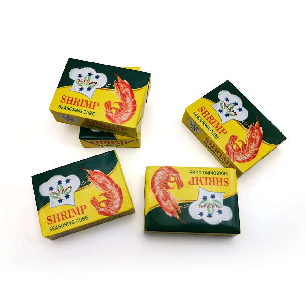 Shrimp Cube Seasoning Cube Cooking Seasoning Seafood Bouillon Seasoning for Africa