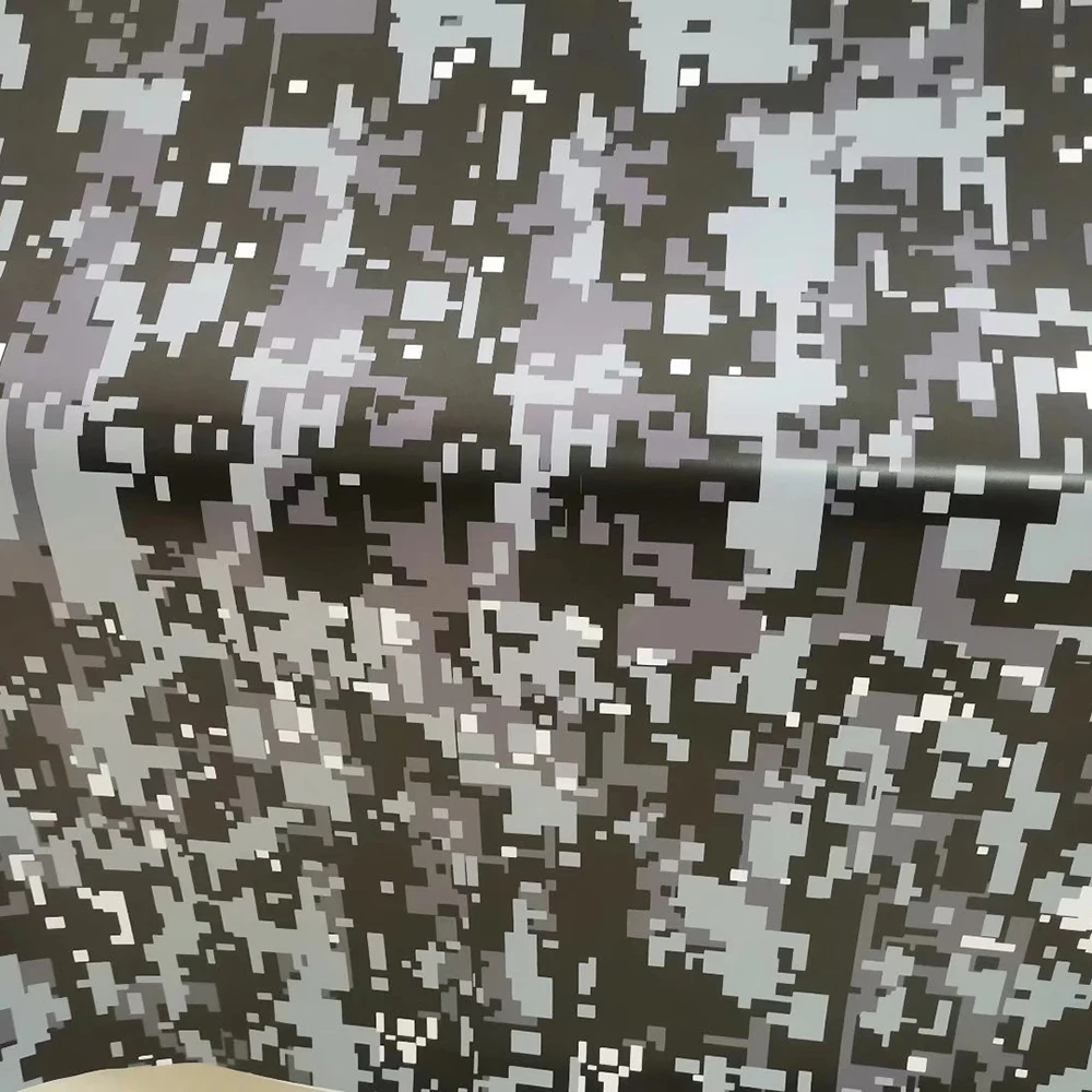 WRAPMASTER 1.52*30m Grey Digital Camo Vinyl Foil Auto Protection Film Sticker Bomb Vinyl Wrap Car Sticker Dropshipping