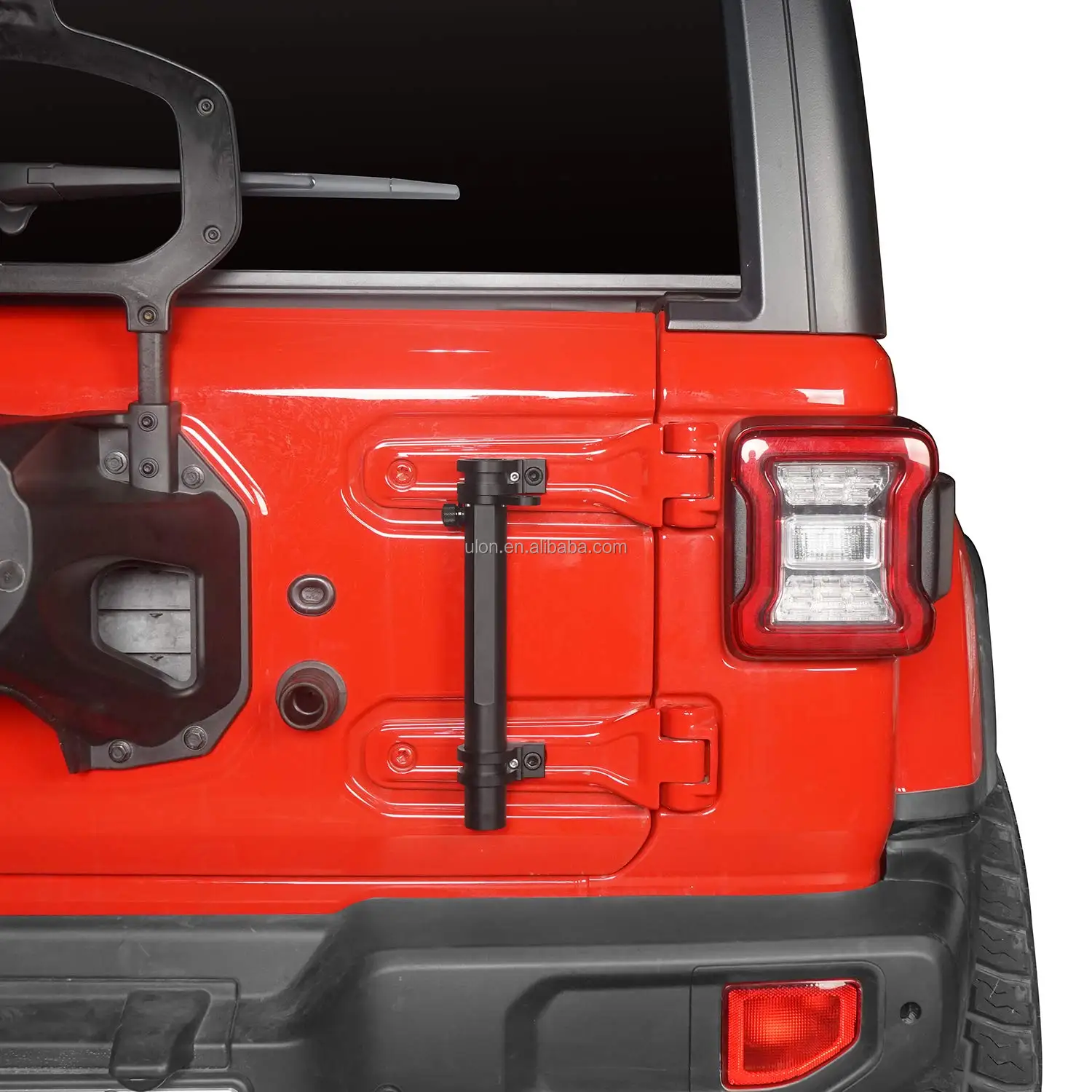 Factory Price JL Tailgate Hinge Mounted Single Flag & Antenna Holder Kit for Jeep JL Wrangler & JLU Unlimited 2018- 2024