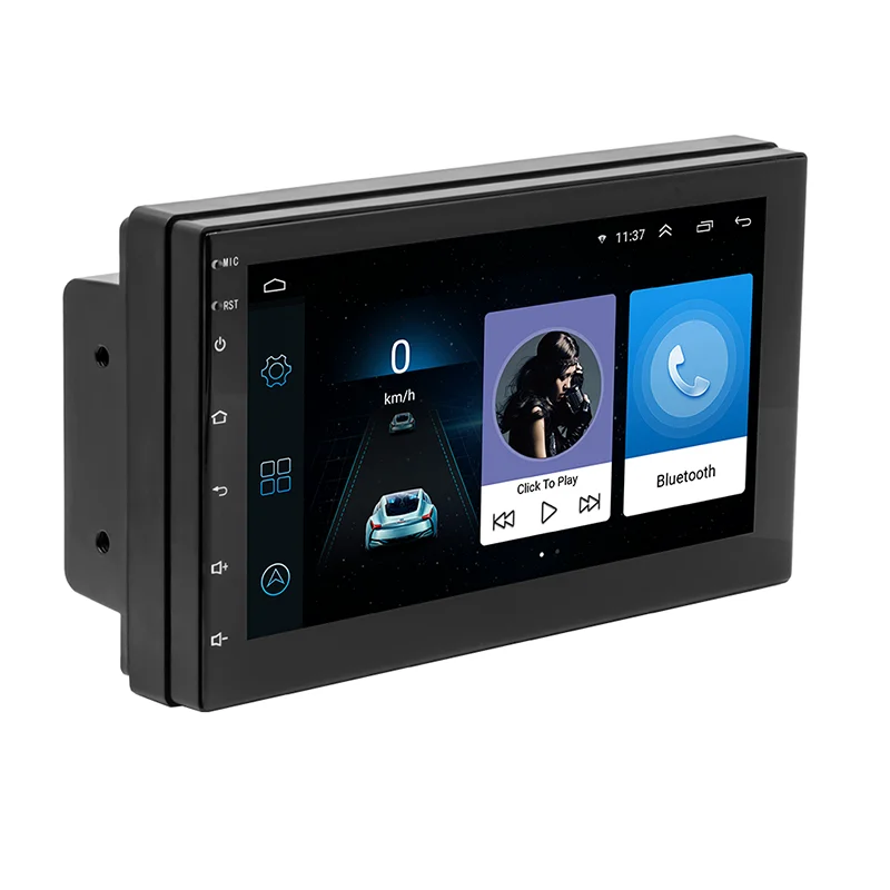 7 дюймов Зеркало Ссылка автомобильный стерео с сенсорным экраном 2din android Радио двойной din gps навигация