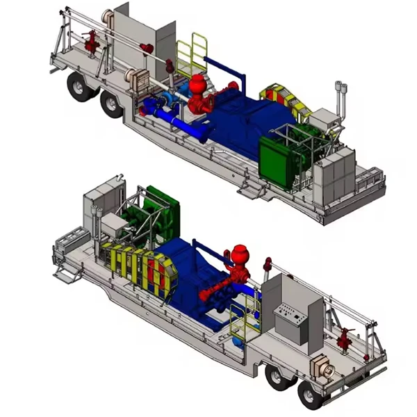 F1000 trailer-mounted mud pump for oilfield drilling rig
