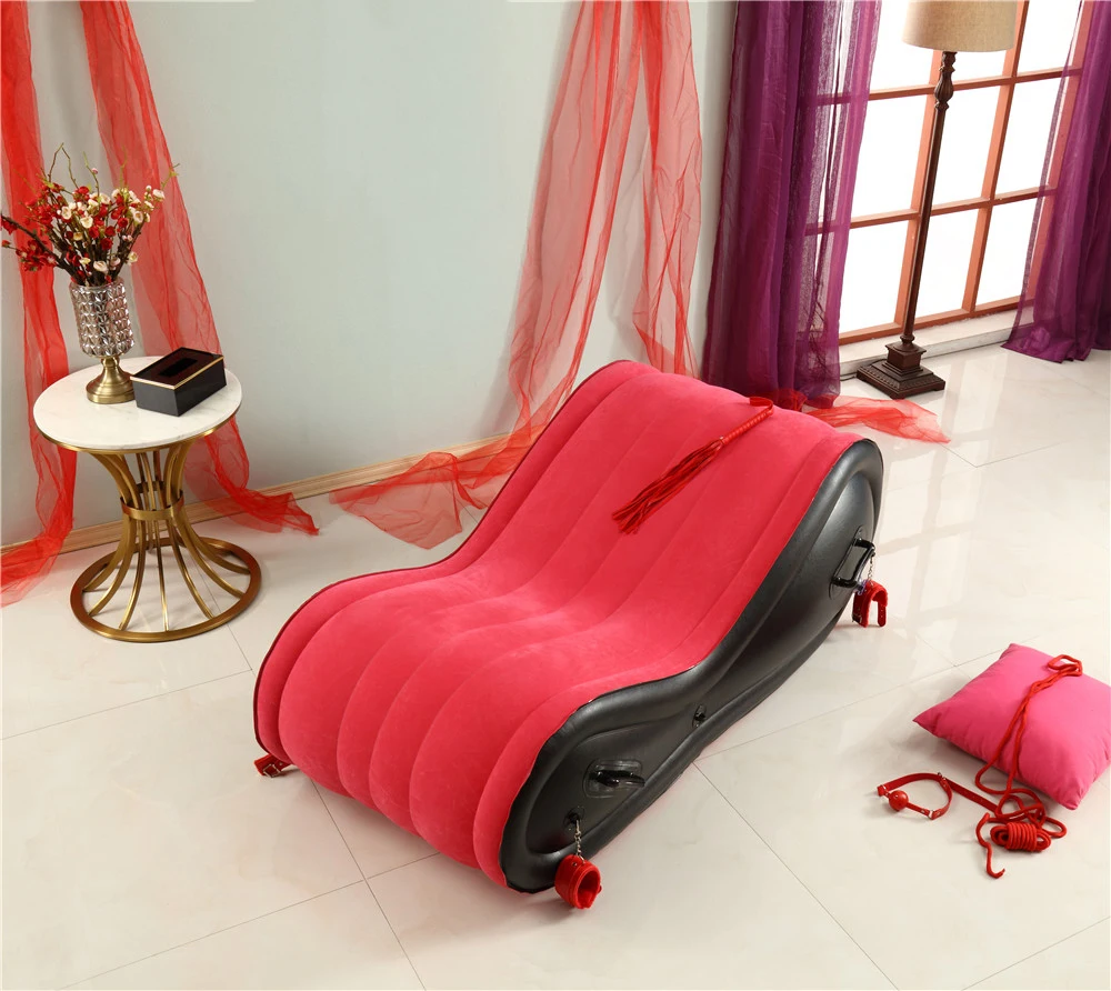 BDSM Inflatable Sofa Sex Furniture for Couples Love Position Chairs Bondage Cuffs Cushion Sex Sofa Furniture