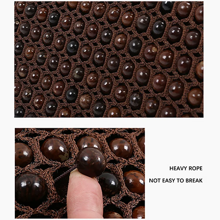 Xiangta All Seasons Full Set Wooden Bead Car Seat Cover Sports Style for Car Breathable Automotive Seat Covers for Toyota Honda