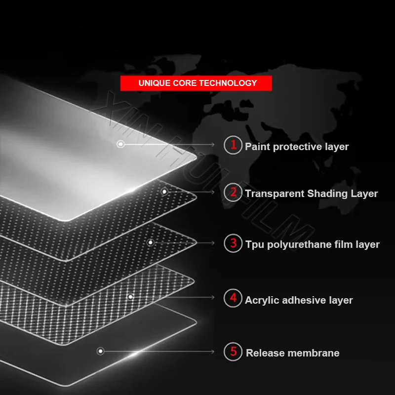 High Glossy 152cm*15m Self Healing Tph Tpu Ppf Car Paint Protection Film Sticker Protection Car Body Wrap Film