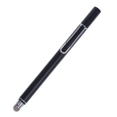 Newest Design Capacitive Rubber Tips Stylus Silicone Fiber Tip Styli Universal Disc Touch Pen for All Touch Screen Tablets