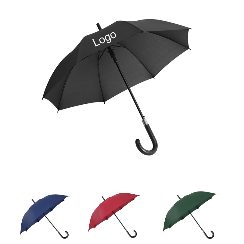 Wholesale Bulk Windproof Strong 23 inches Strong Straight Umbrella Compact Suit Travel People Outdoors Golf Umbrella for Female