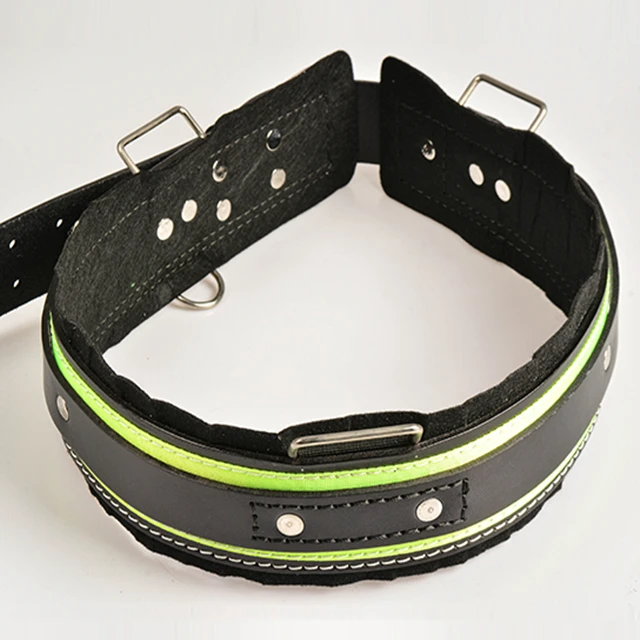 Factory direct custom pure cowhide sports belt lifting power belt and miners waist belt