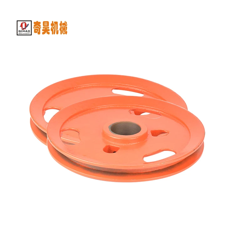 Professionally Manufactured Cast Iron Belt Pulley Smooth Running Multi Groove Pulley