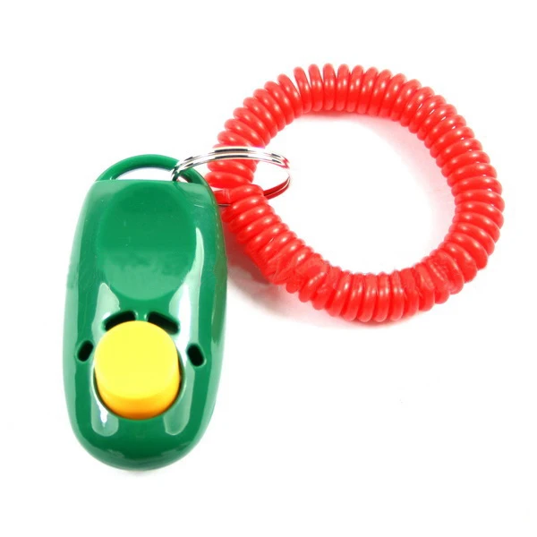 Оптовая продажа, улучшенные тренировочные кликеры для домашних животных, качественные профессиональные кликеры на запястье для собак