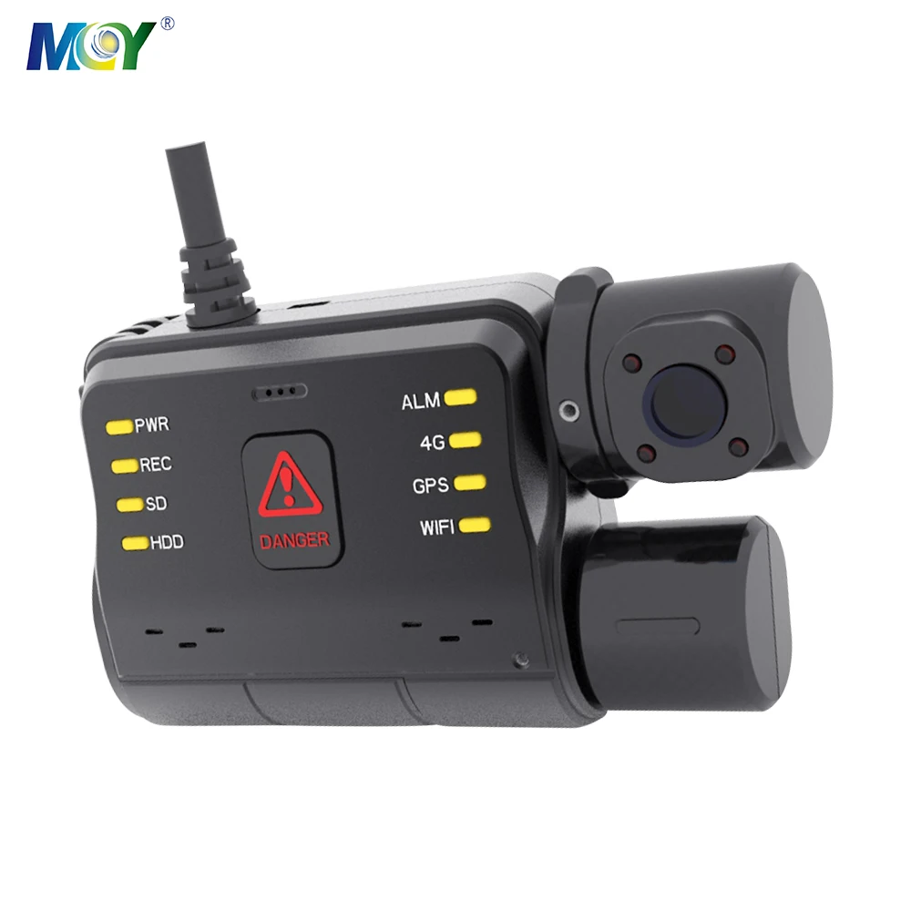 Mcy 4 Channel 1080P Recorder Gps Wifi Front And Rear 4G Dashcam Dual Camera For Truck
