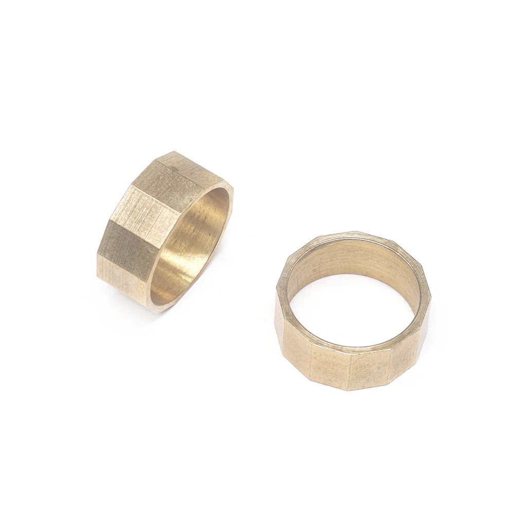 China Manufacturer Brass Gasket OEM Pipe Connection Hardware Processing Service