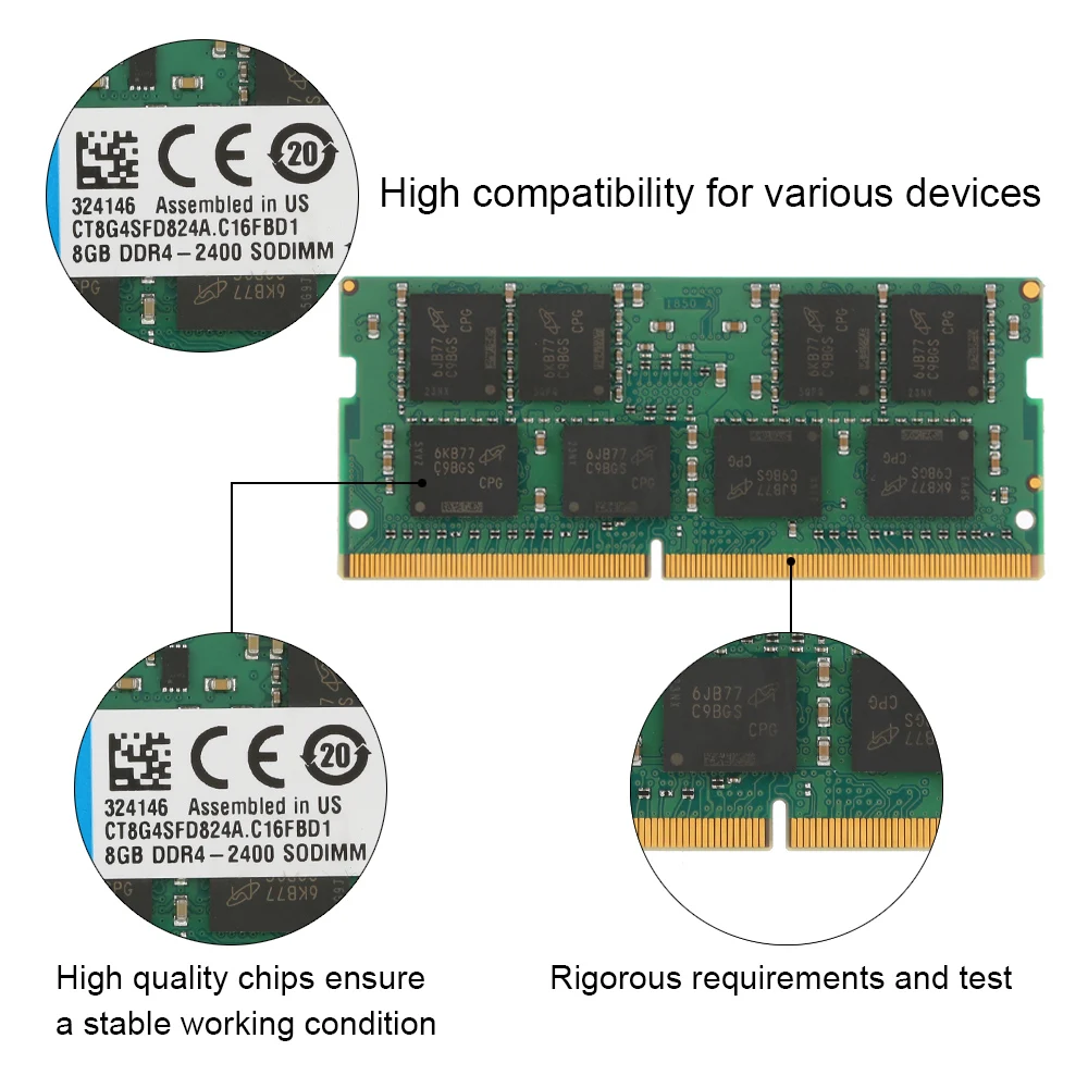 Оперативная память для ноутбука ddr3 4 Гб ОЗУ 2 ГБ 8 1333 МГц 1600