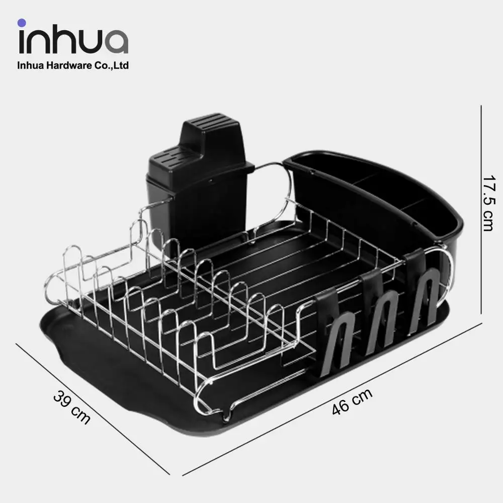 
Factory manufacturer amazon hot -sale single-layer kitchen stand stainless dish rack 