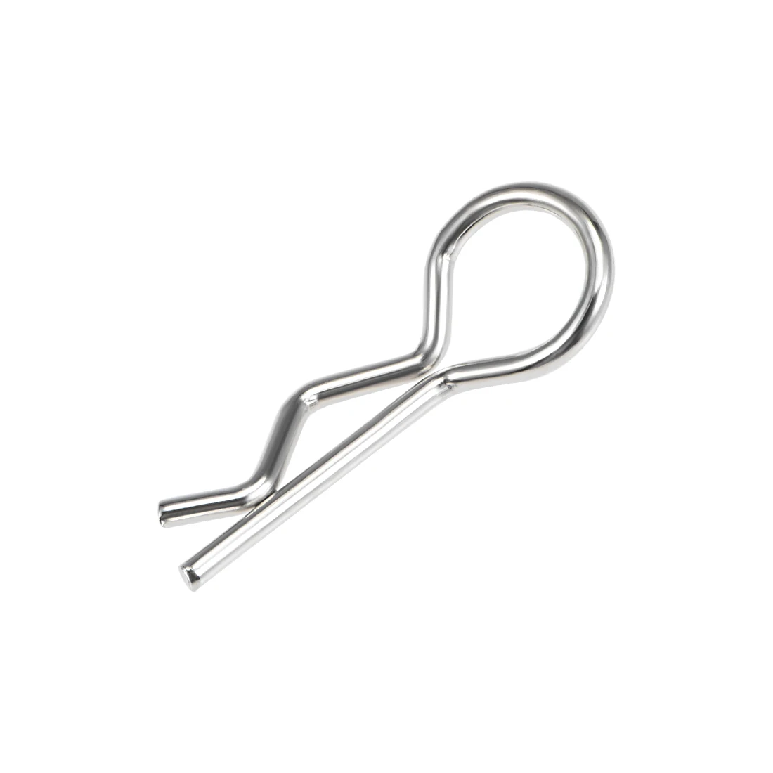 5pcs R Clips 1/10 Bent Springy R Pins for RC Car Truck Crawler Buggy Silver