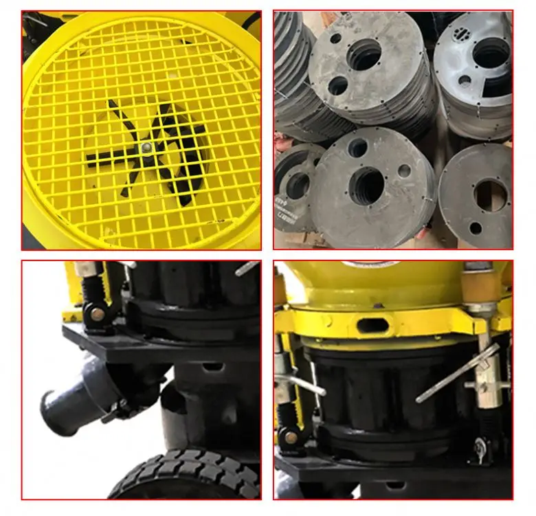 SPZ-5 Dry Concrete Gunite Shooting Shotcrete Machine for Tunnel Swimming Pool