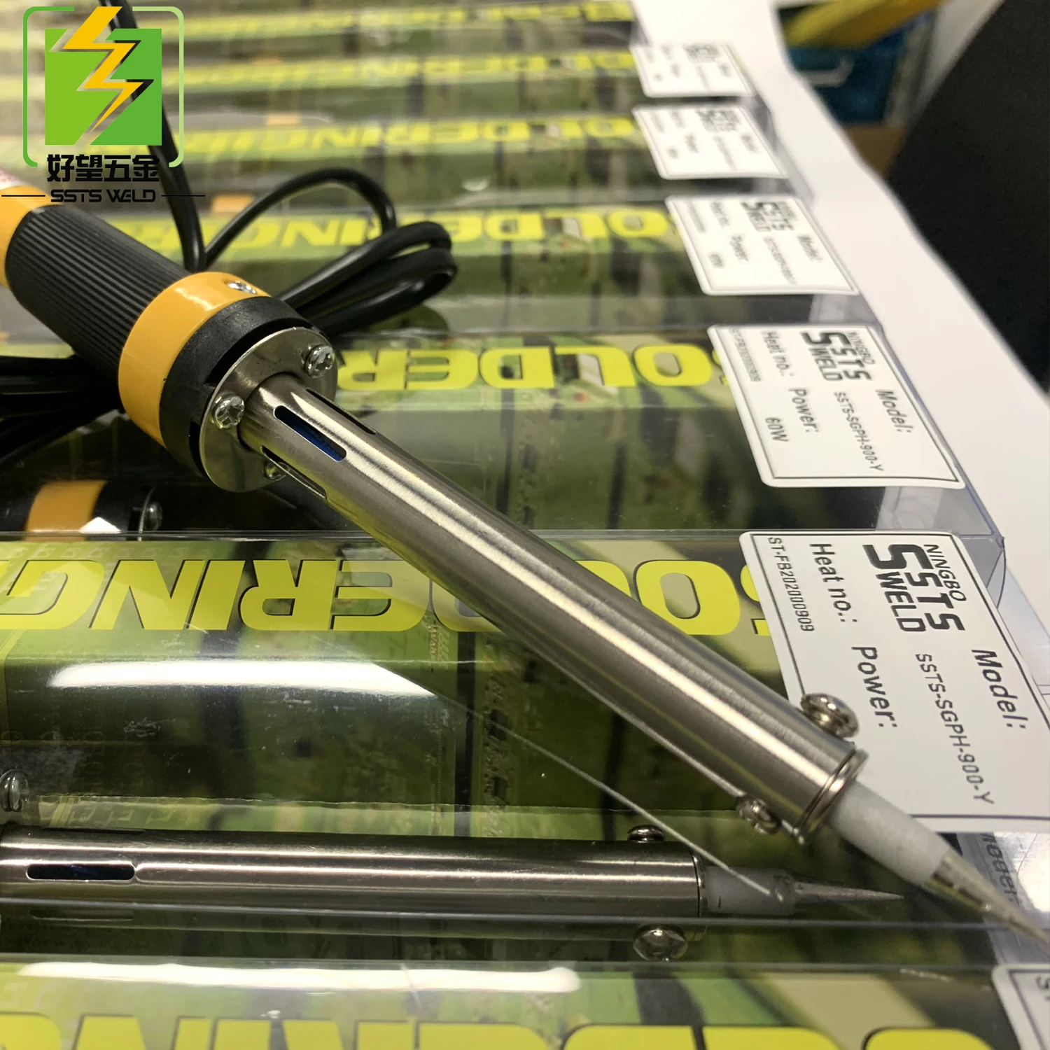 Supplier Direct SSTS-SGPH-900-Y High Quality Adjustable Temperature Electric Soldering Iron 25W 30W 40W 50W 60W