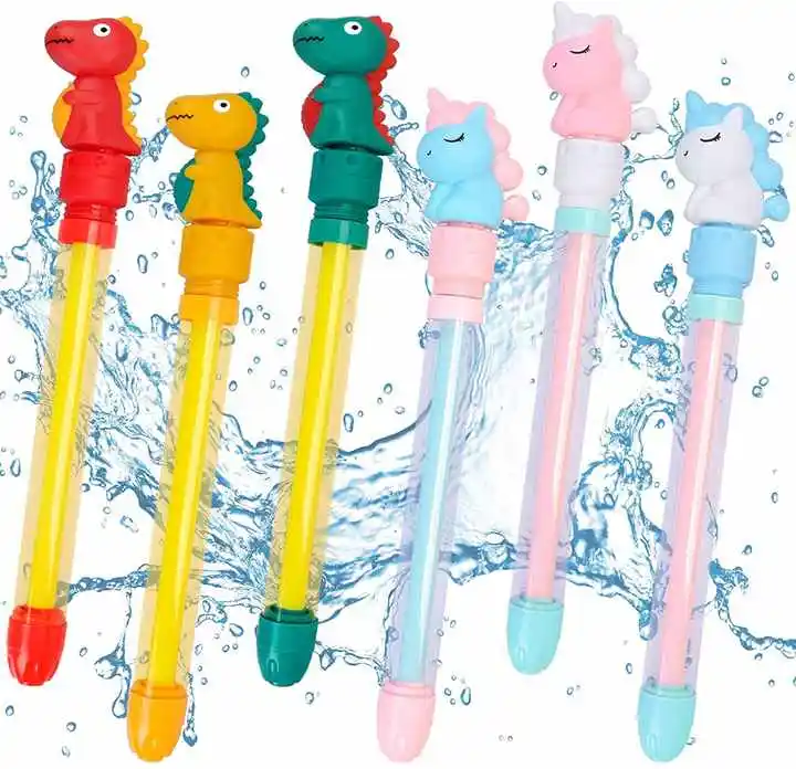 2024 beach toys Summer Garden Pull Kids Blaster garden toy dinosaur unicorn Outdoor Water games Cannon beach toys wholesale