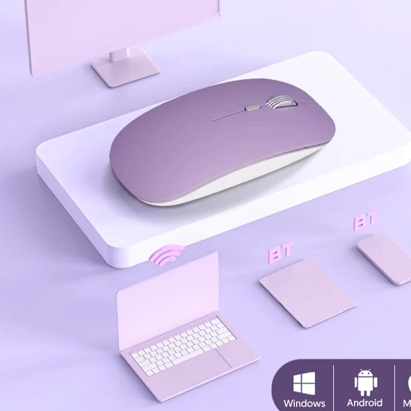 modern  bluetooth mouse dual mode wireless bluetooth mouse for laptop