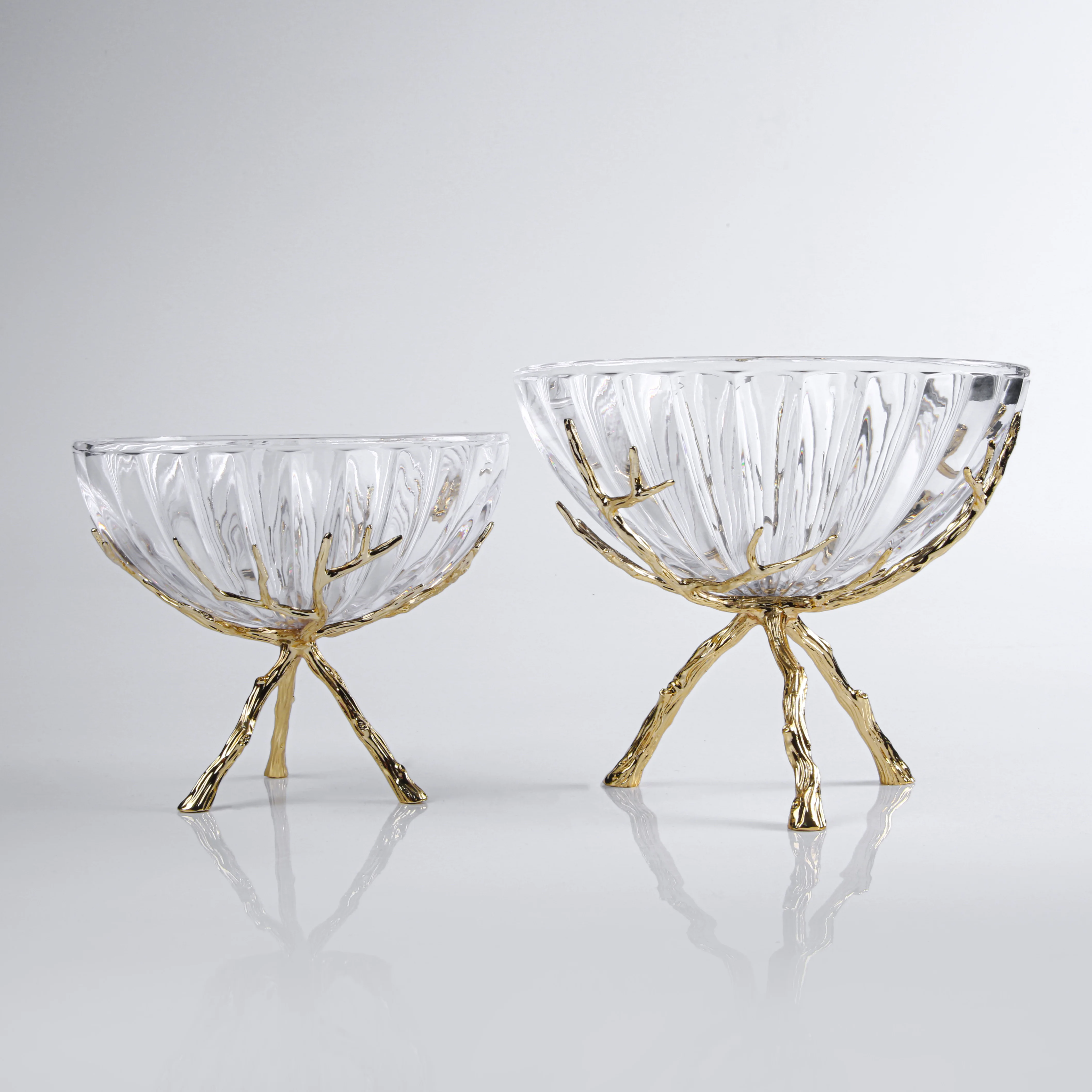 Manufacturer Wholesale High Quality Home Glass fruit dry fruit tray Elegant Transparent Nordic Fruit Tray