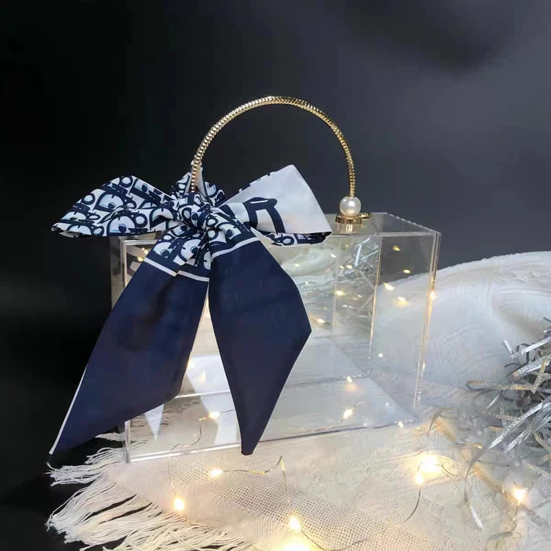 Light Luxury Acrylic Box Wedding Candy Box Christmas Clear Acrylic Gift Box