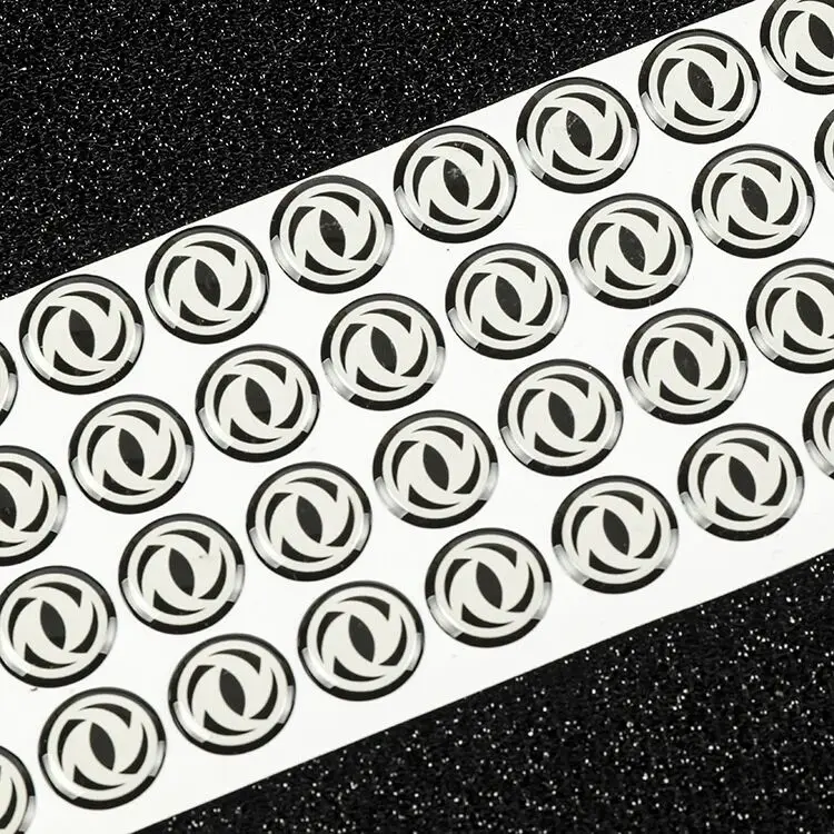 Custom Card Holder Package Car Adhesive Tag Some 58Mm Circle Gel Labels 19Mm Epoxy Sticker