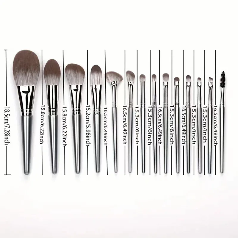 Hot Sale 14pcs Makeup With Bag Brush Set Foundation Blusher Professional Chinese Factory  Custom Beauty Makeup Tools Manufacture