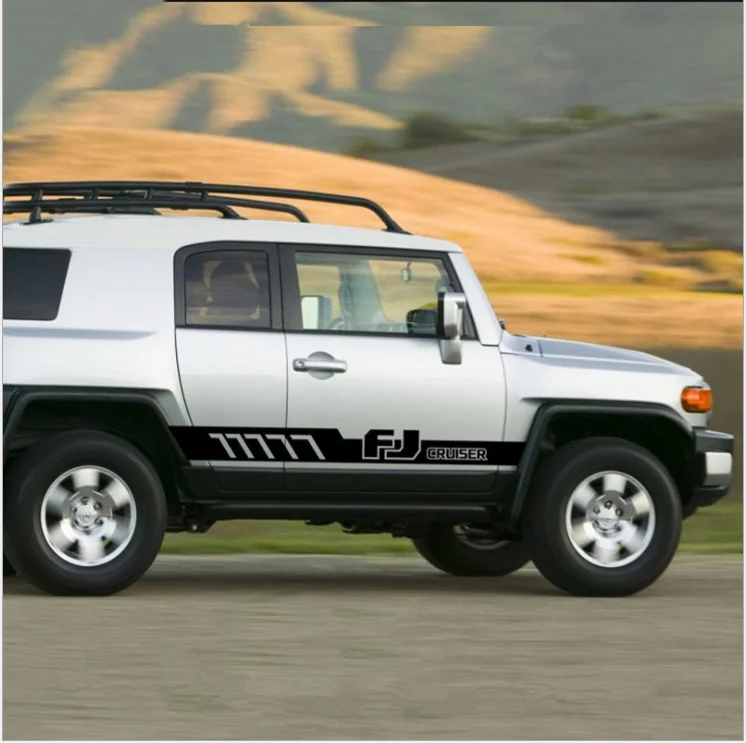 It is suitable for the decoration of Toyota Cruze Toyota-FJ CRUISER side skirt scratch