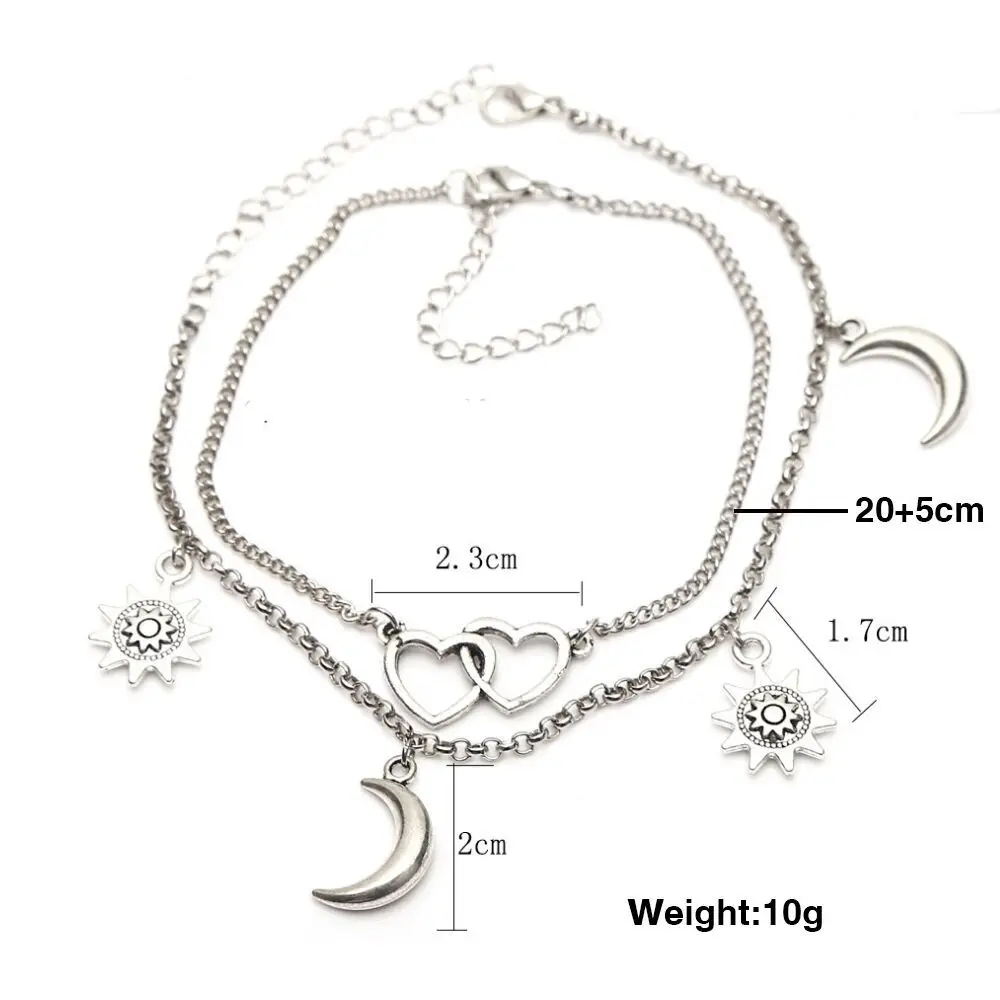 2022 Anklets Stainless Steel Foot Jewelry Bracelet Gold Plating Stainless Steel Women Bracelet Anklets Bling New