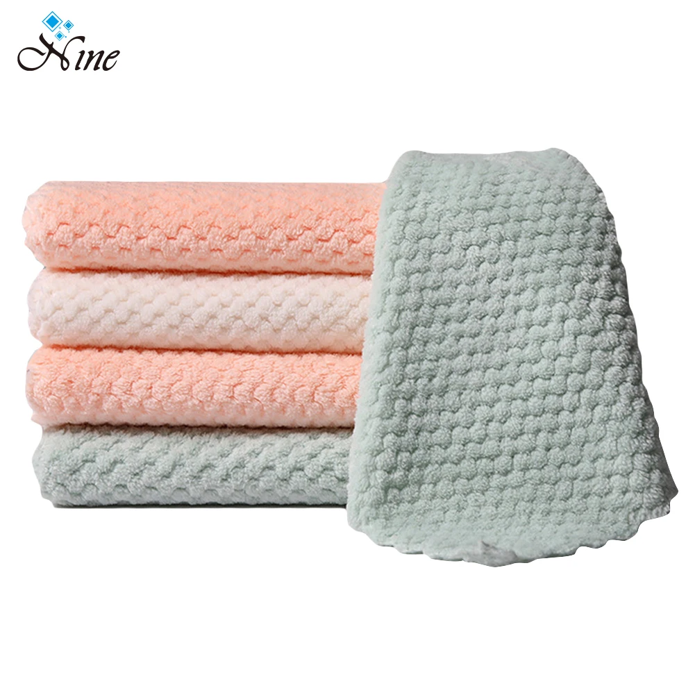 
Microfiber Colorful Super Absorbent Kitchen Dish Cloth Towel,Non-stick Oil Washing Cloth Rag,Household Tableware Cleaning Wiping 