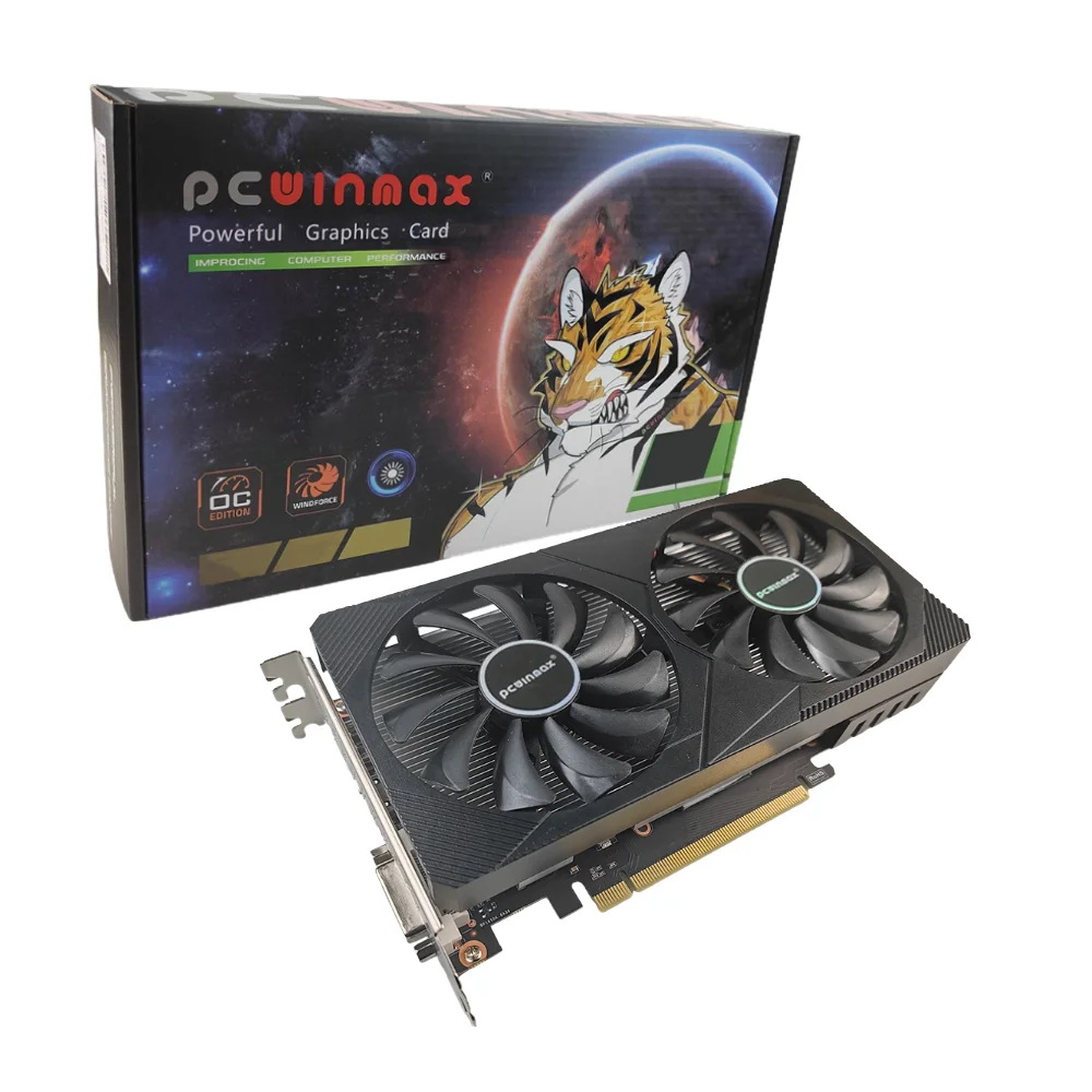 PCWINMAX GeForce GTX 1650 128 Bit 4GB GDRR6 Gaming OEM ODM GPU GTX 1050Ti 1650 1660 1660S Original Video Card