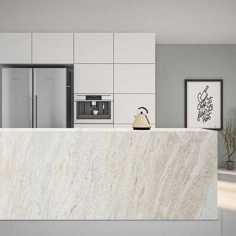 GOLDTOP OEM/ODM granit Natural Stone Brazil River White Granite Slabs for Kitchen Countertops and Tanble Tops