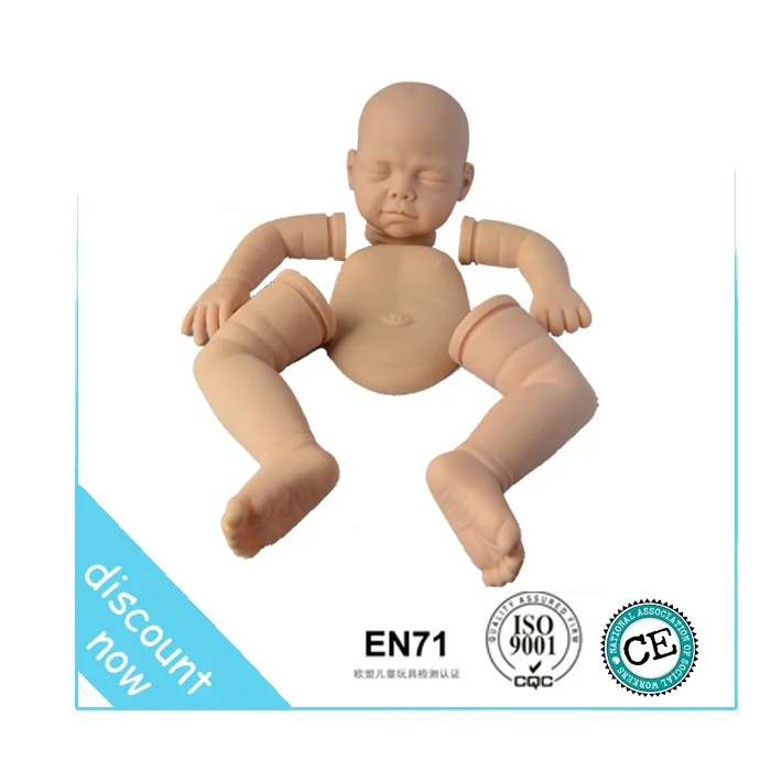 100% handmade paint wholesale reborn doll kit/reborn baby doll kits vinyl/soft vinyl reborn doll kits