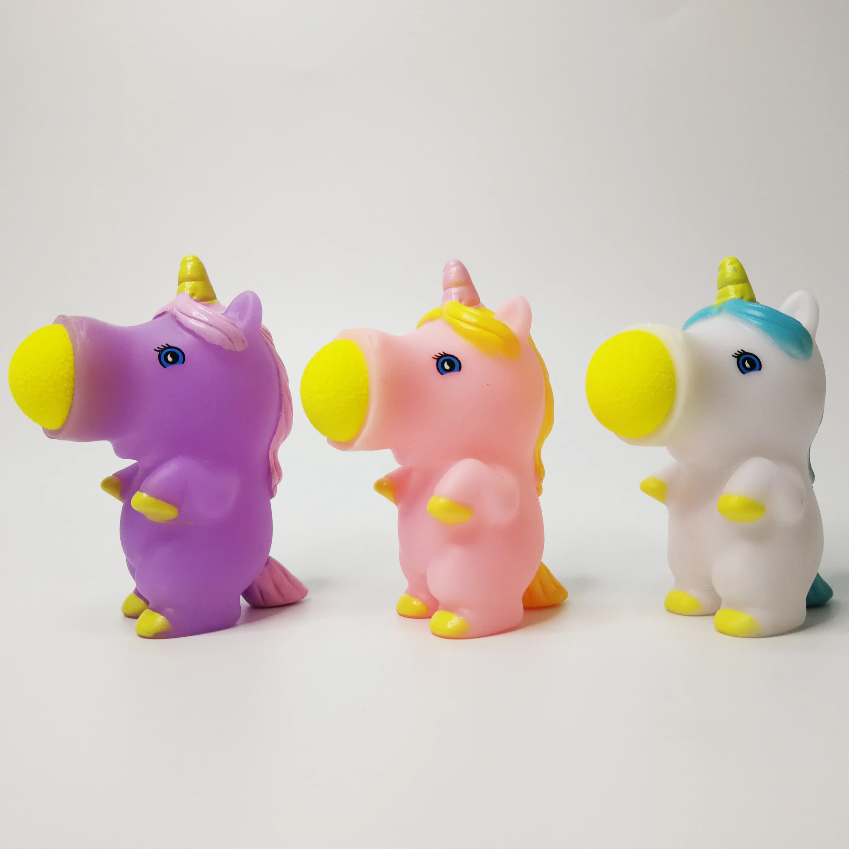 Hot Sale popper toy soft plastic animal rubber shoot ball squeeze shooting toys with EVA balls