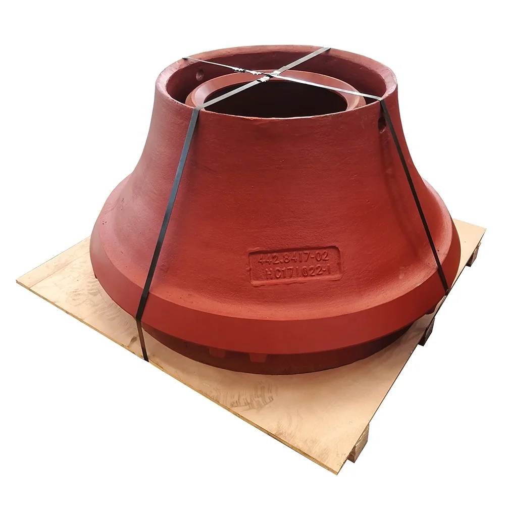 Hot sale cone crusher spare parts bronze bushing bowl and mantle for