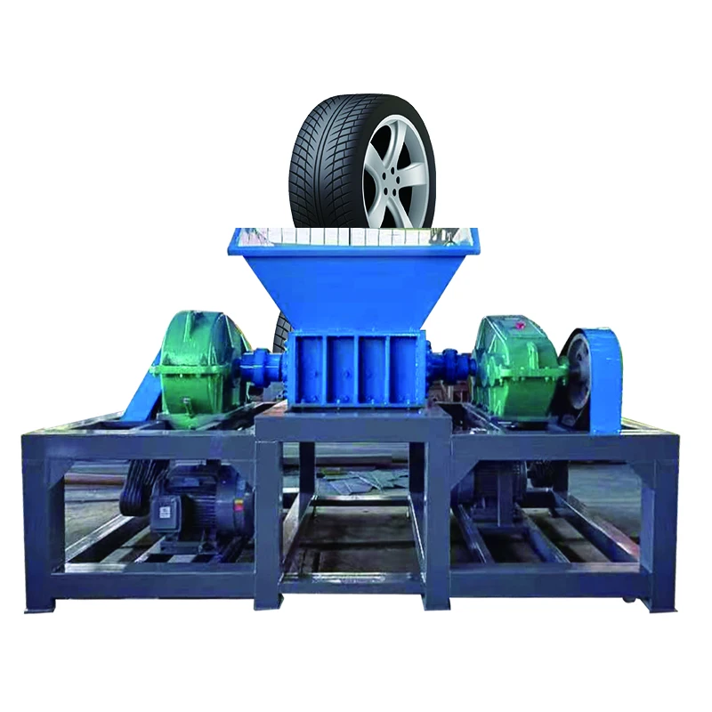 Custom Miracle S1000 Paper Other Rubber Recycling Machines Small Double Shaft Shredder