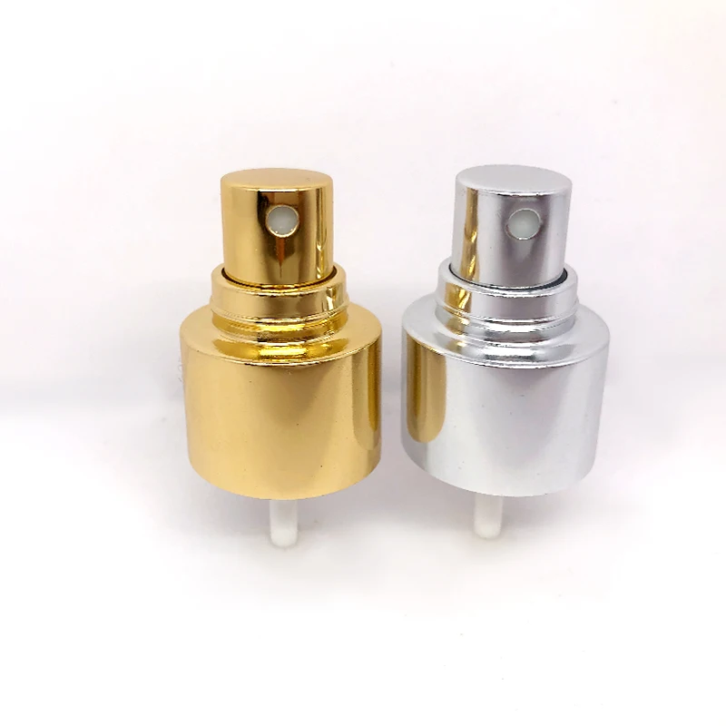 Mist sprayer 18/410 20/410 24/410 Gold or Silver shiny aluminium mist sprayer perfume spray pump