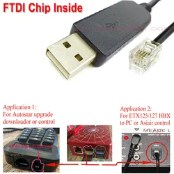 DIY Meade 505 Telescope to PC Cable FTDI USB to RJ10 Goto Cable