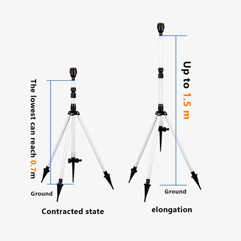 PVC Tripod for Irrigation Sprinkler Installment and Stablization