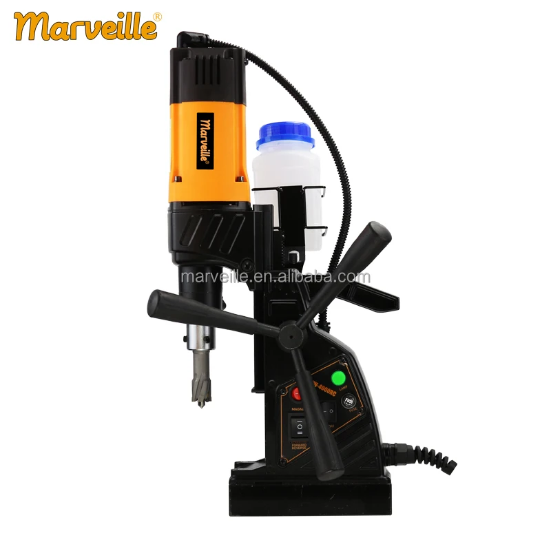 Marveille W-4000RC 40MM two-stage stroke adjustable speed drill magnetic drilling machines double speed magnetic drill machine